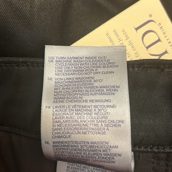 NYDJ Coated Marilyn Straight Jeans. - Picture 15 of 16